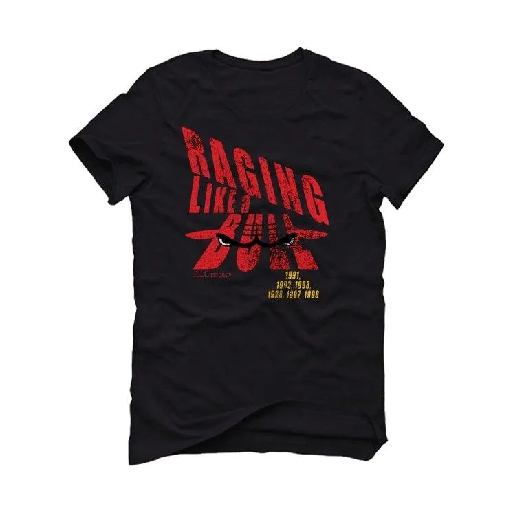 Air Jordan 5 Raging Bull Black T-Shirt (Raging like a bull)