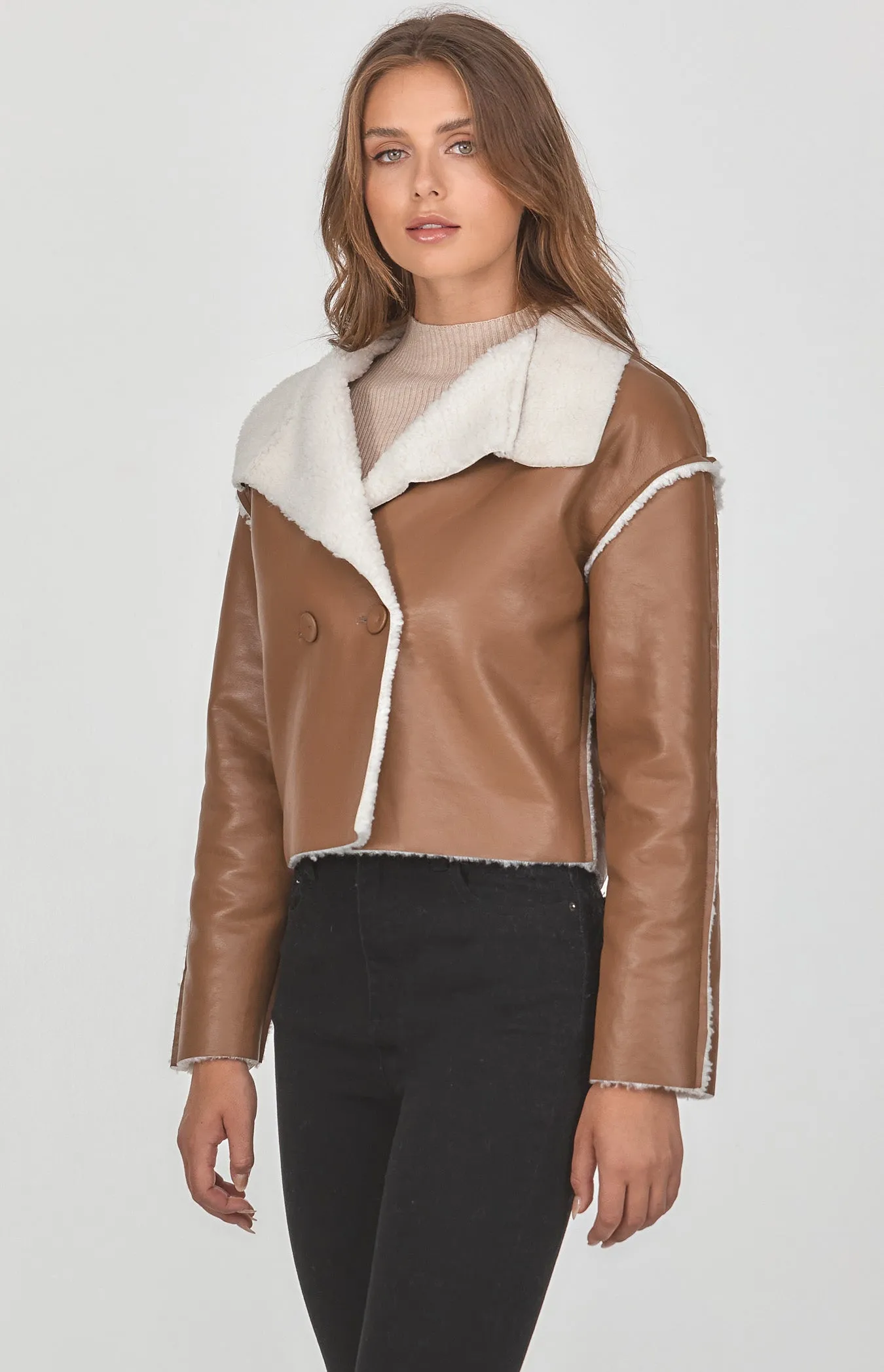 ANDREA AVIATOR JACKET