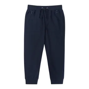 Baby Patch Pocket Drawstring Joggers | Navy