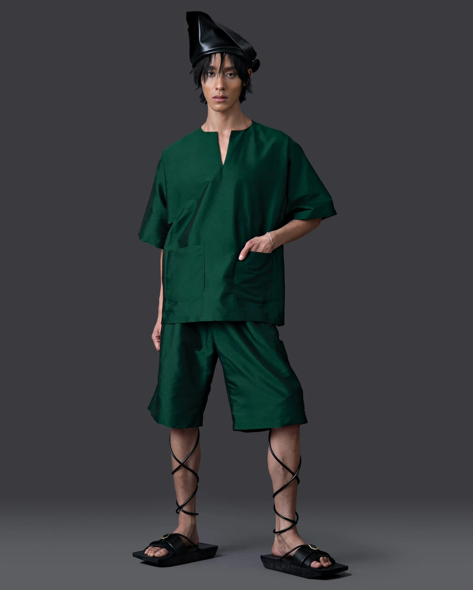 Baju Melayu Pendek (Emerald)