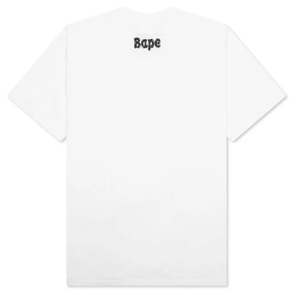 Brush College Tee - White