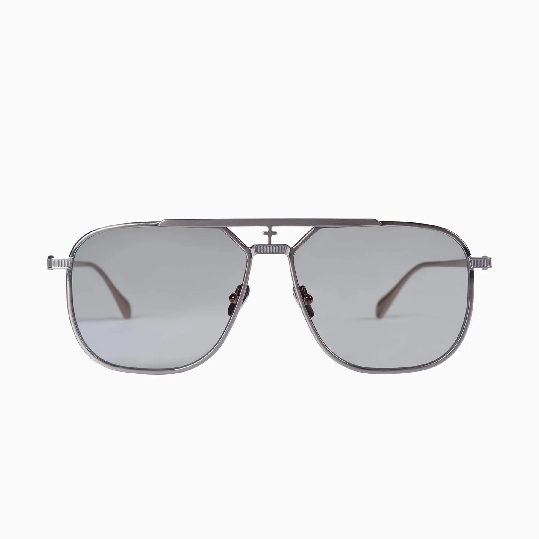 Capita | Sunglasses - Brushed Gold Titanium / Black Lens