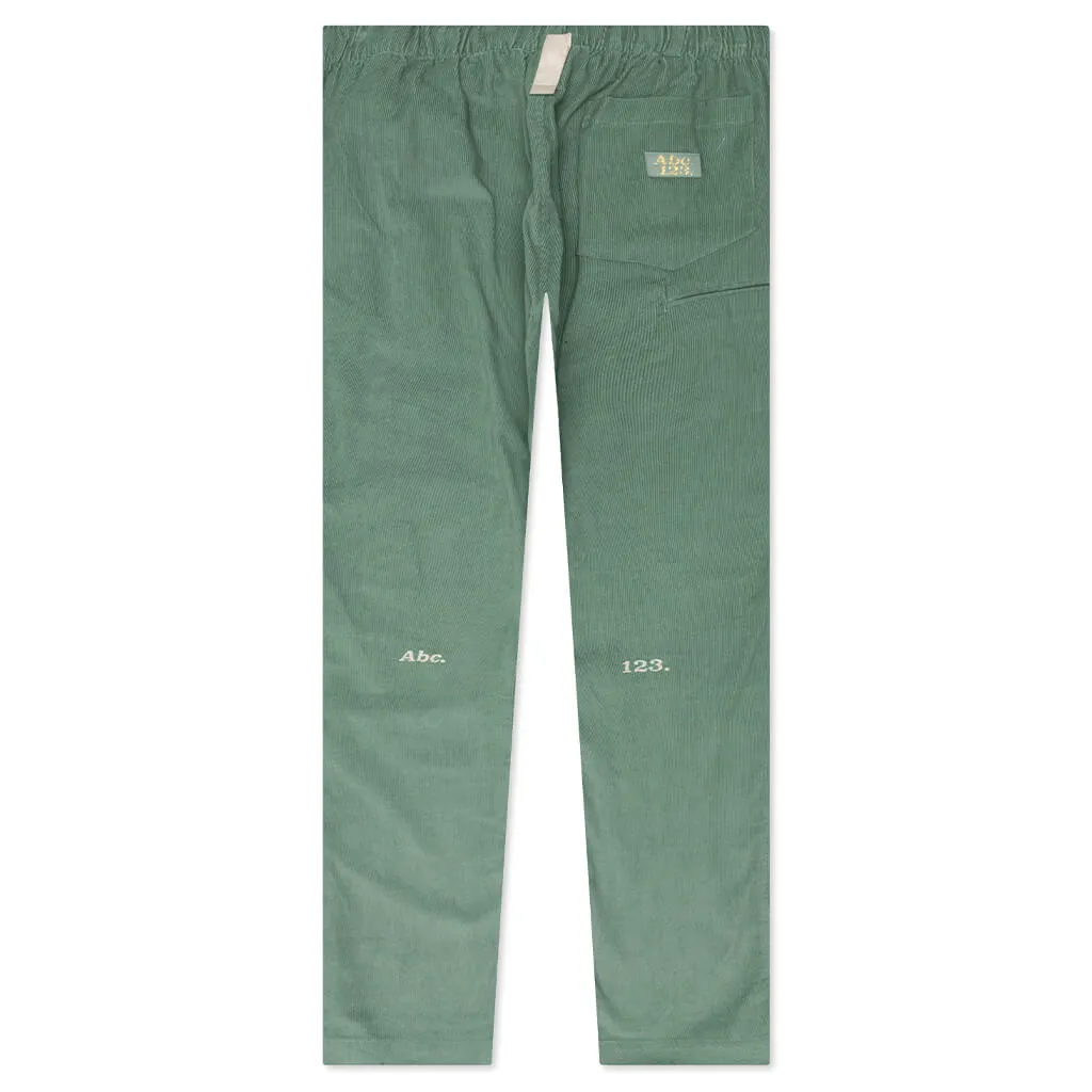 Corduroy Studio Work Pant - Aventurine Green