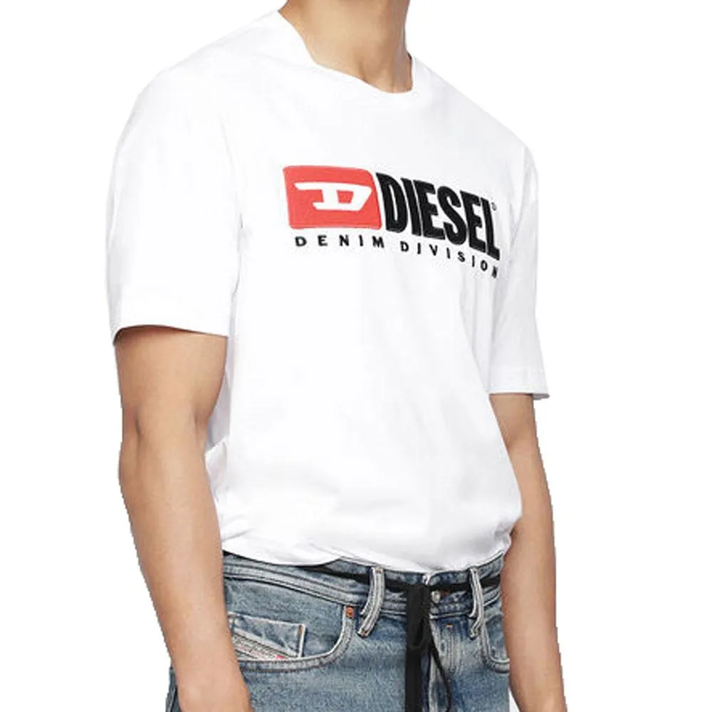 Diesel T-Just-Division industry logo T-shirt - White