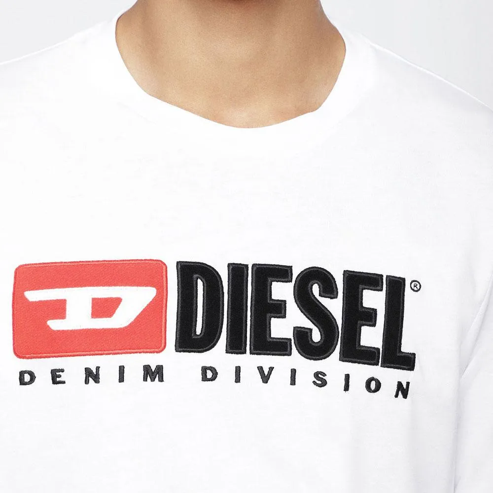 Diesel T-Just-Division industry logo T-shirt - White