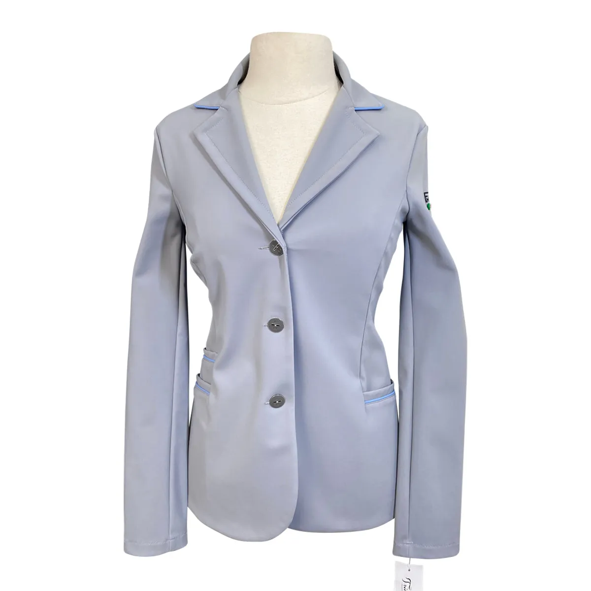 For Horses 'Boheme' Show Jacket in Light Grey - Women's Large