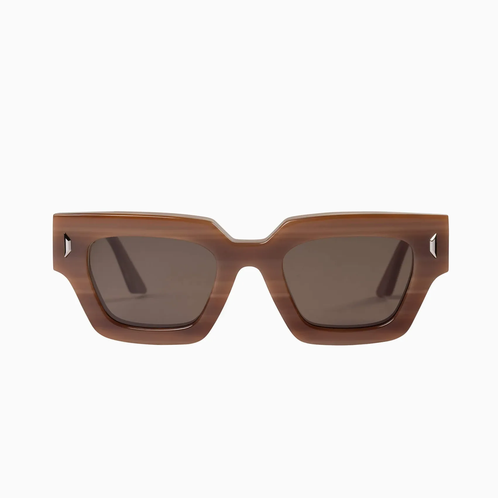 Ghost | Sunglasses - Mocha Quartz w. Silver Metal Trim / Brown Lens