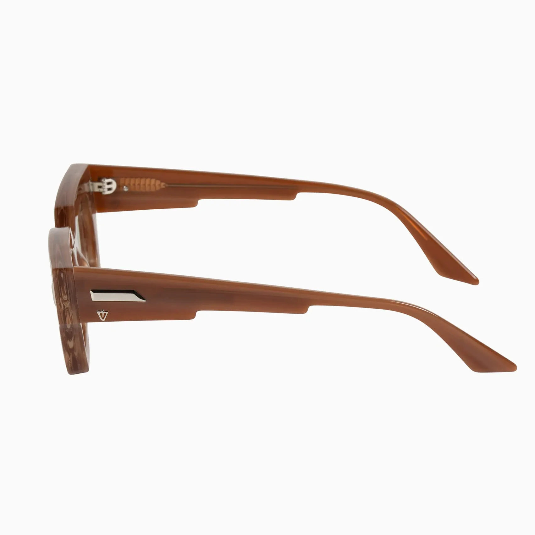 Ghost | Sunglasses - Mocha Quartz w. Silver Metal Trim / Brown Lens