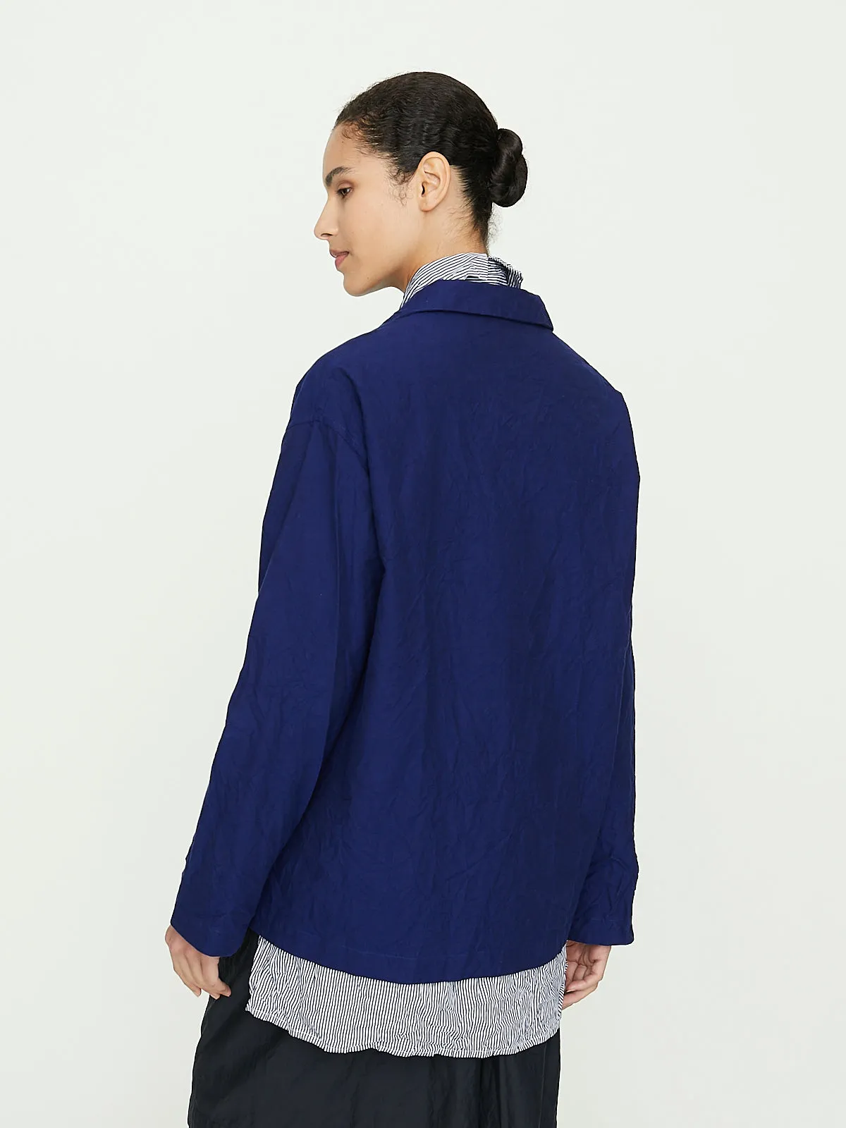 Giacca Jacket in Lavoro Lavata in Electric Blue