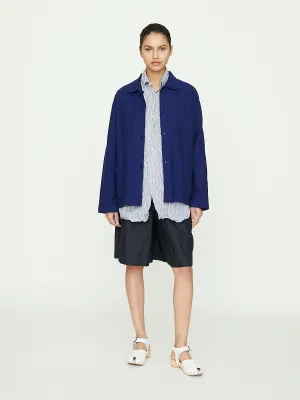 Giacca Jacket in Lavoro Lavata in Electric Blue