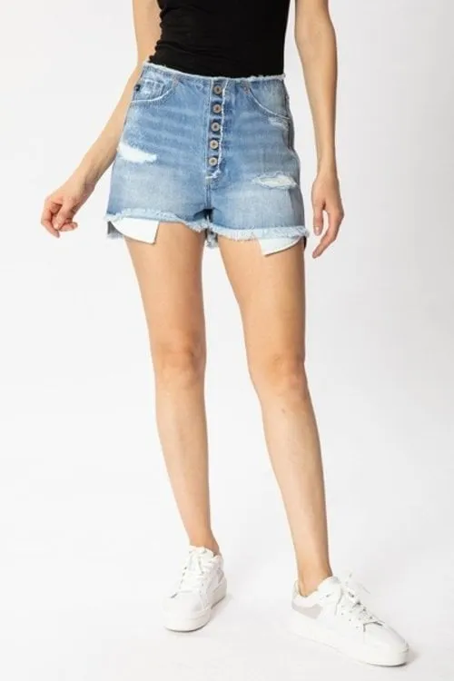 Kancan High Rise Mom Shorts