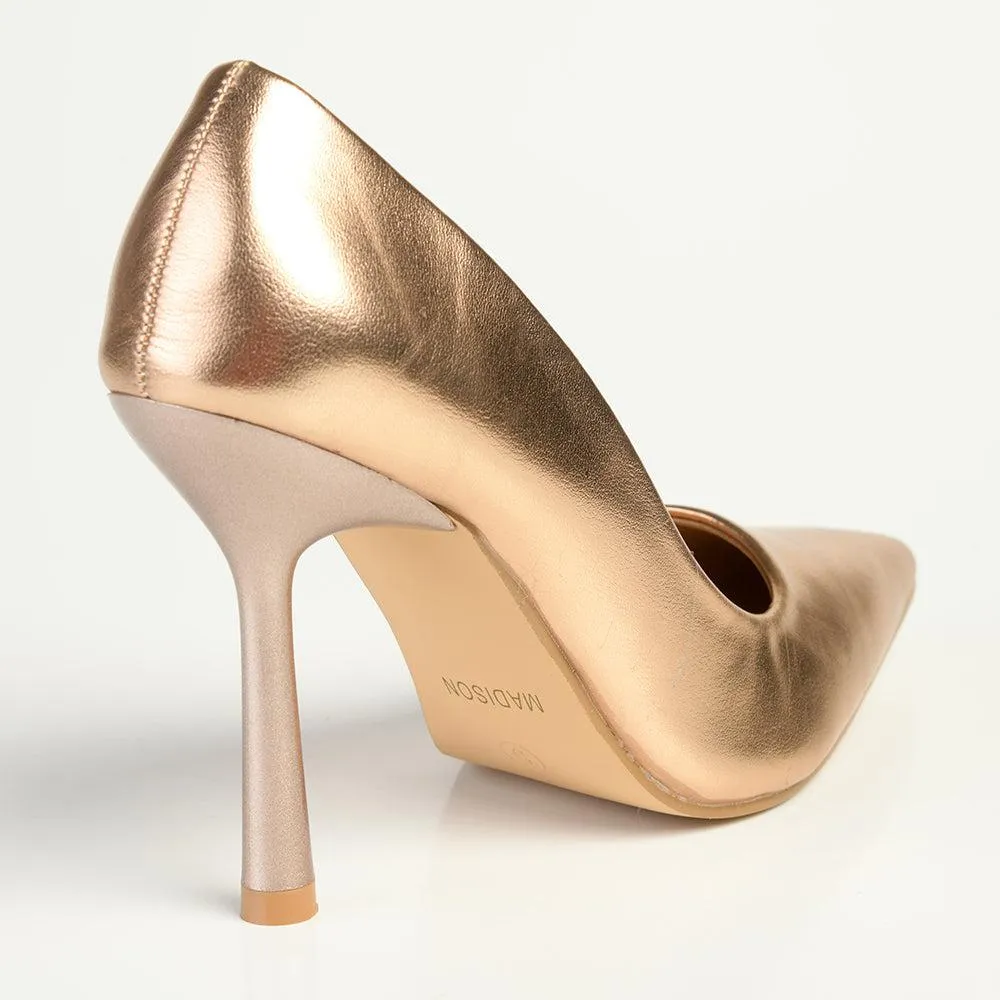 Madison Lila 3  Court With HourGlass Heel - Rose Gold