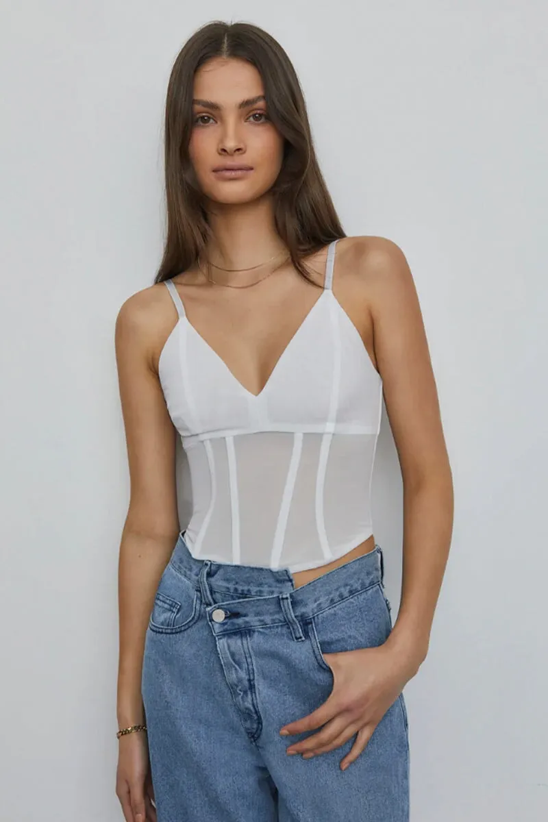 OMEGA BUSTIER-WHITE