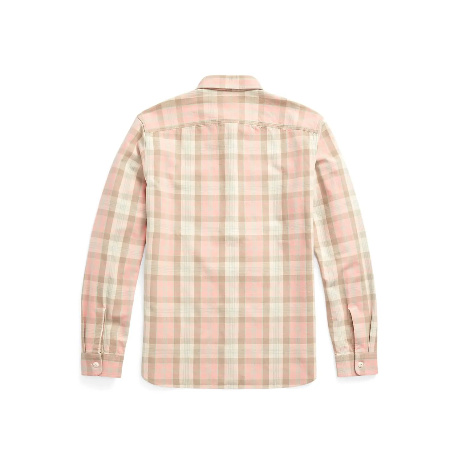 Plaid Woven Workshirt Pink Multi FINAL SALE