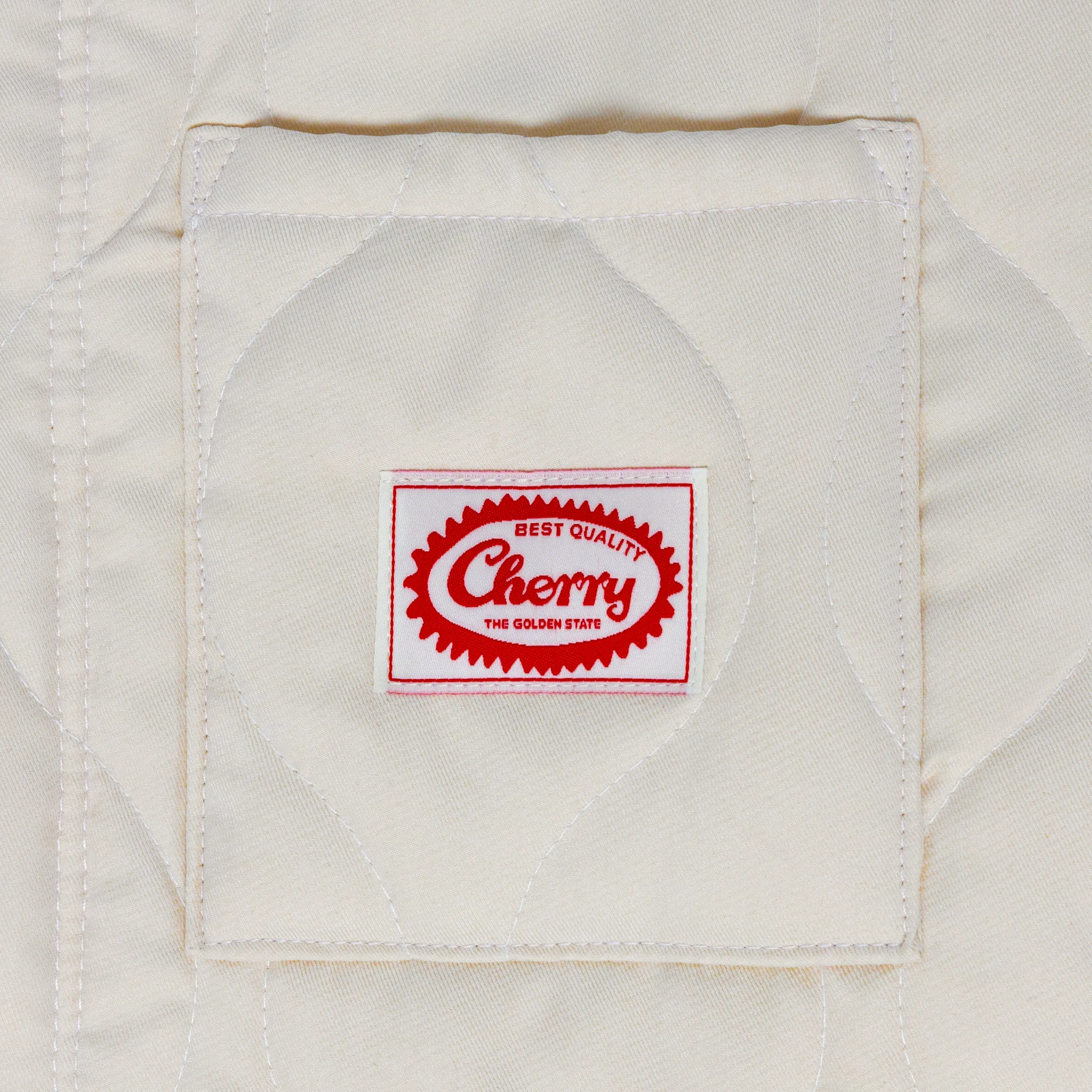 Quilted Shell Jacket (Ivory)