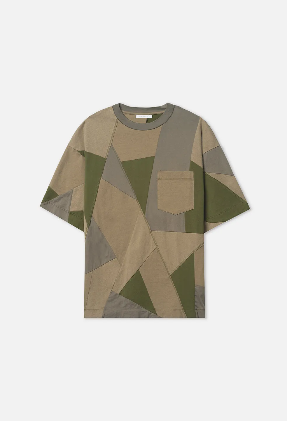 Quilted Tee / Olive