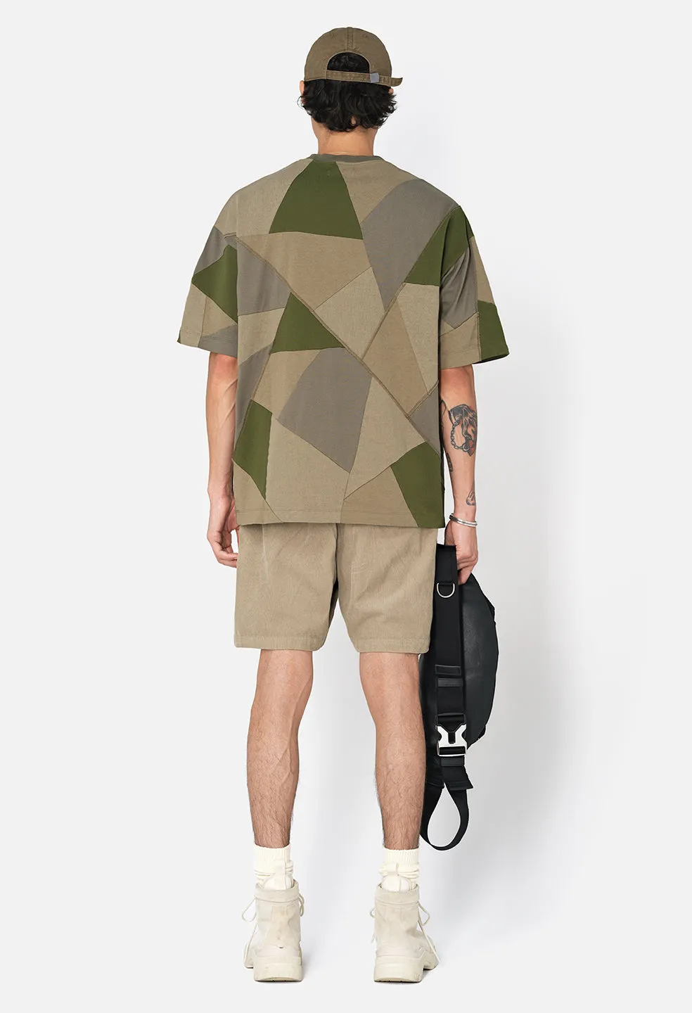 Quilted Tee / Olive