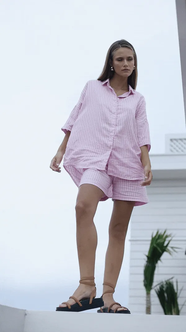 Santiago Shirt - Daisy Pink