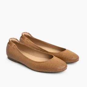 Scrunch | Tan Embossed