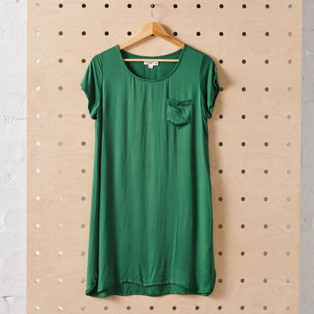 T-Shirt Nightie | Bamboo - Hunter Green