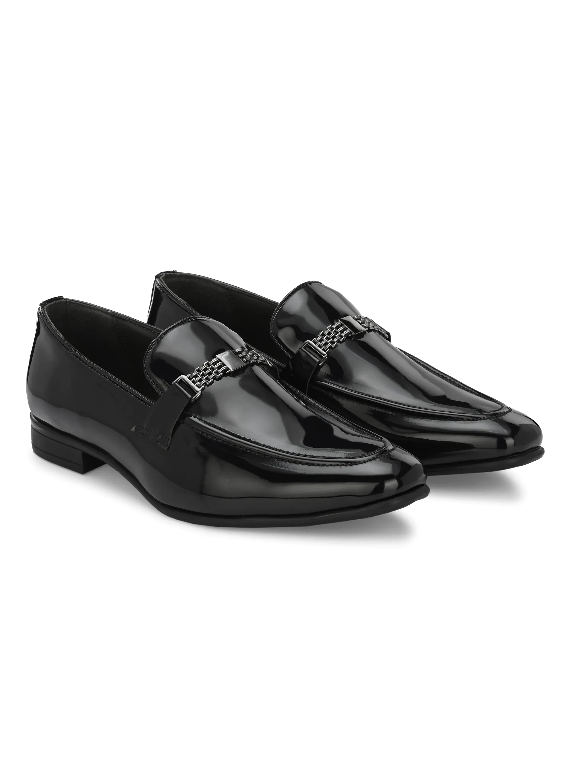 Tapas Black Patent Slip-Ons