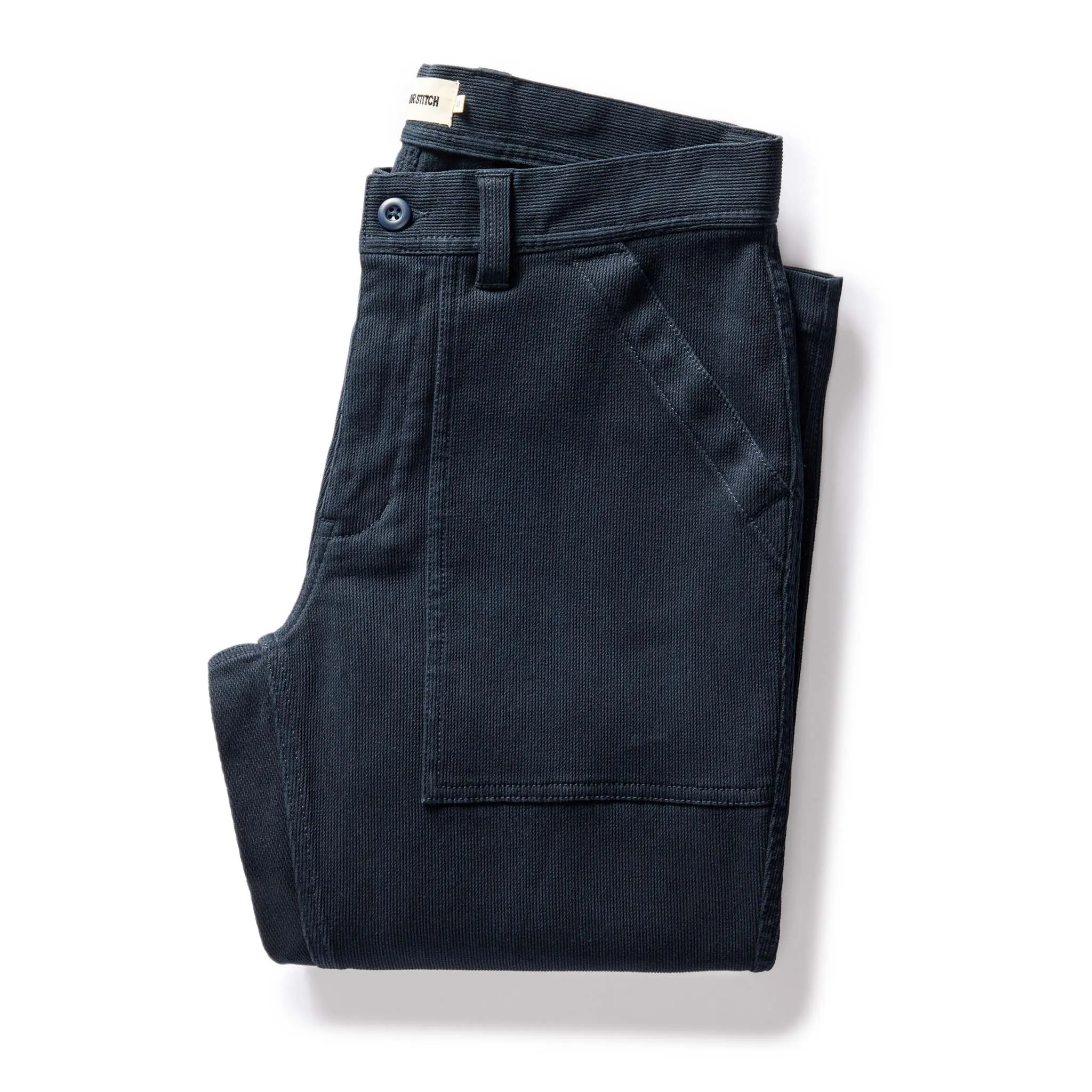 The Trail Pant in Dark Navy Bedford Cord