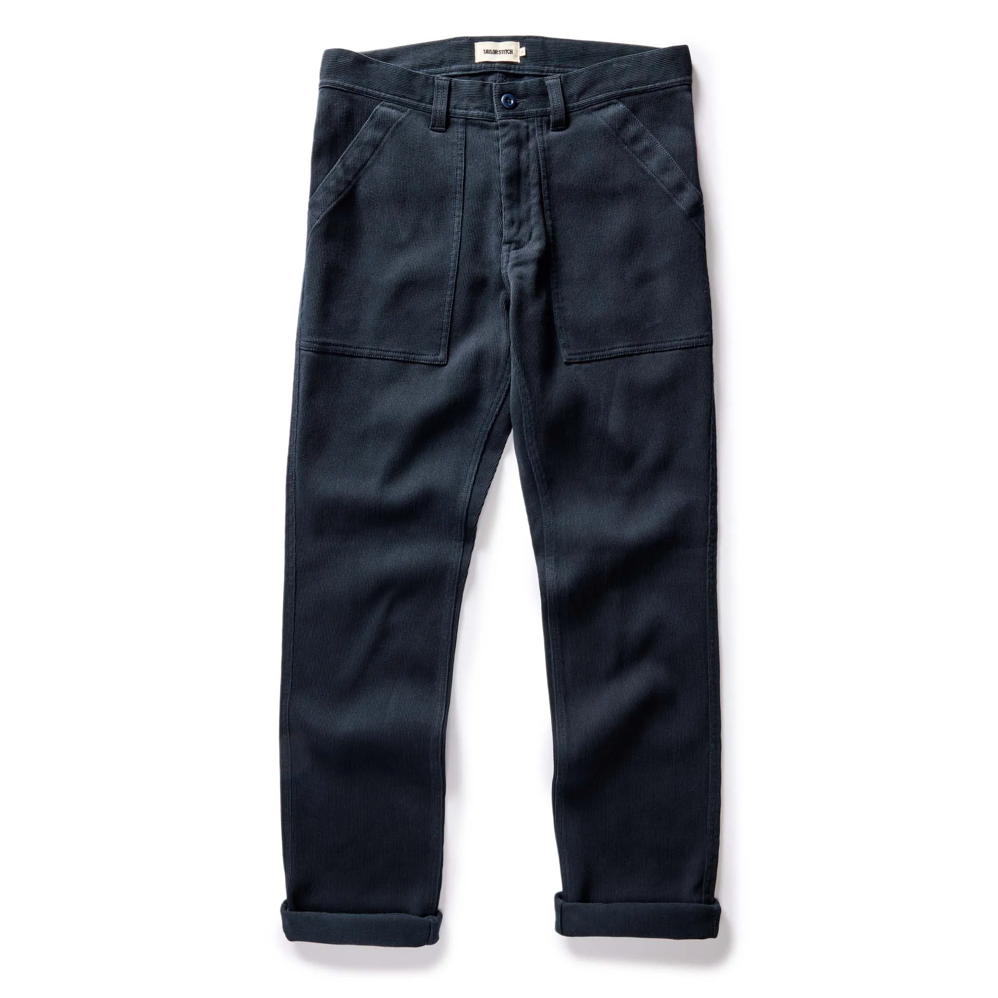 The Trail Pant in Dark Navy Bedford Cord