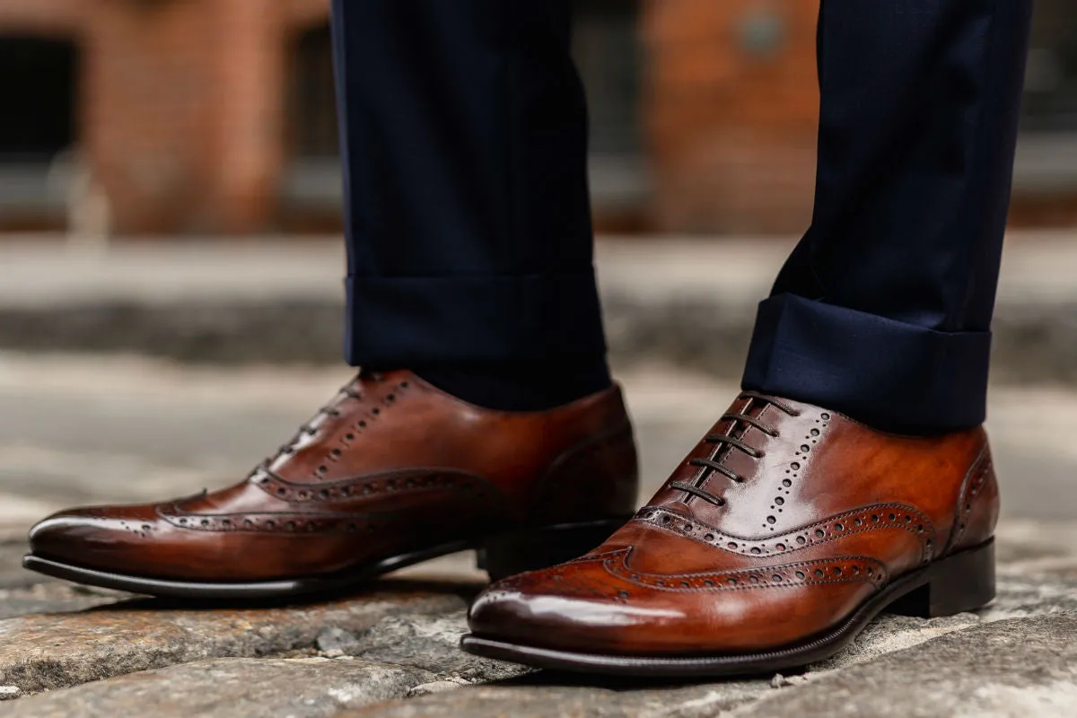 The West II Wingtip Oxford - Brown