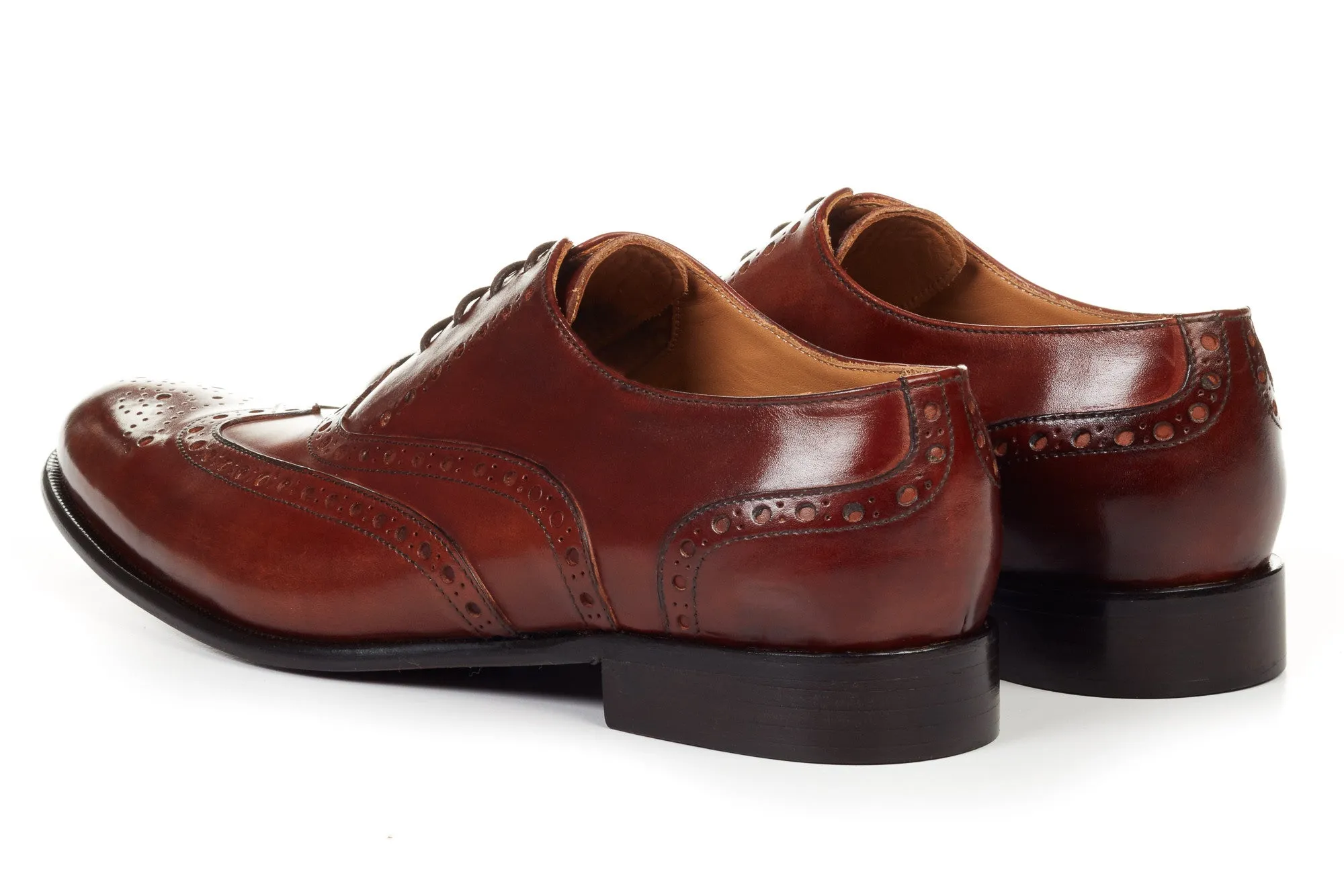 The West II Wingtip Oxford - Marrone