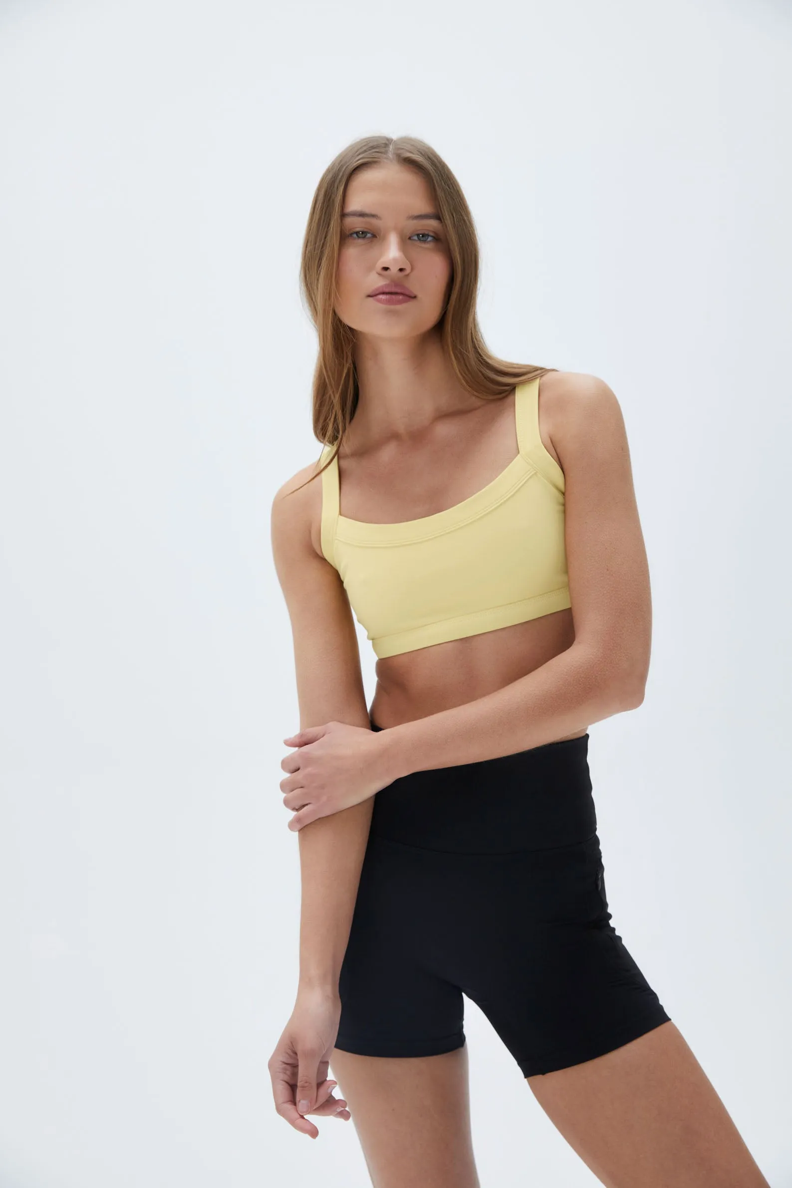 Ultimate Wide Binding Bra - Lemon Yellow