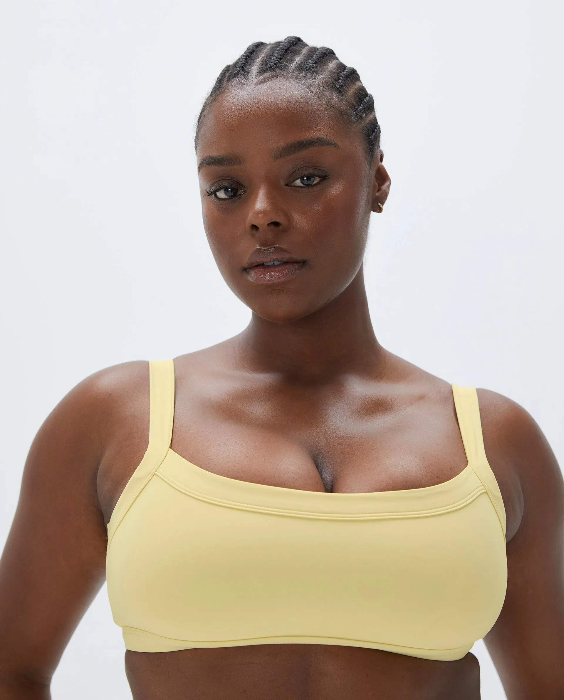 Ultimate Wide Binding Bra - Lemon Yellow