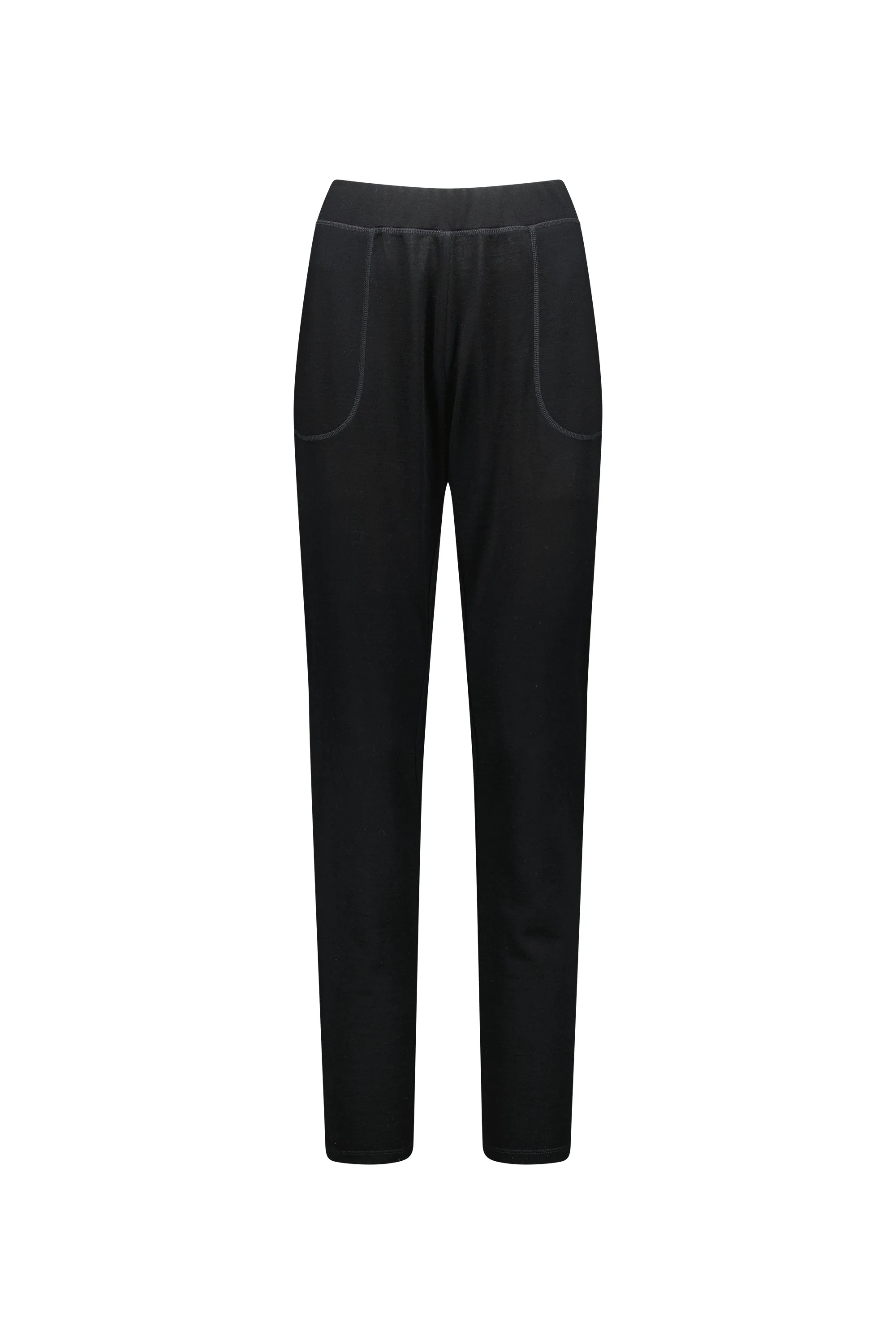 Vassalli -  Merino Relaxed Slim Pull On Pant - Back