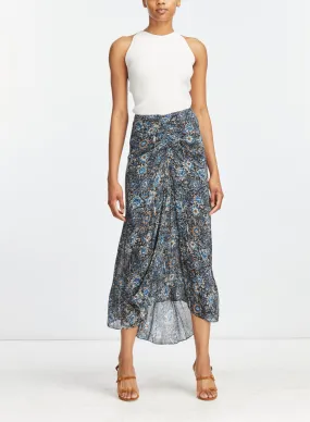 Veronica Berd - Limani Skirt - Floral Black