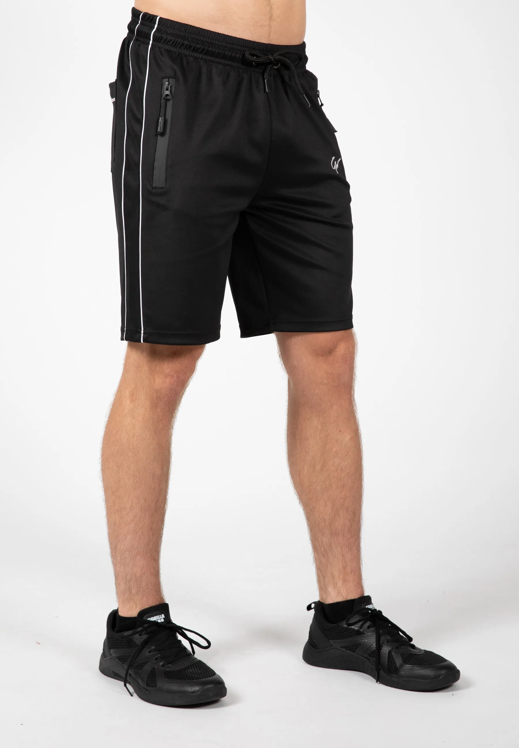 Wenden Track Shorts - Black/White